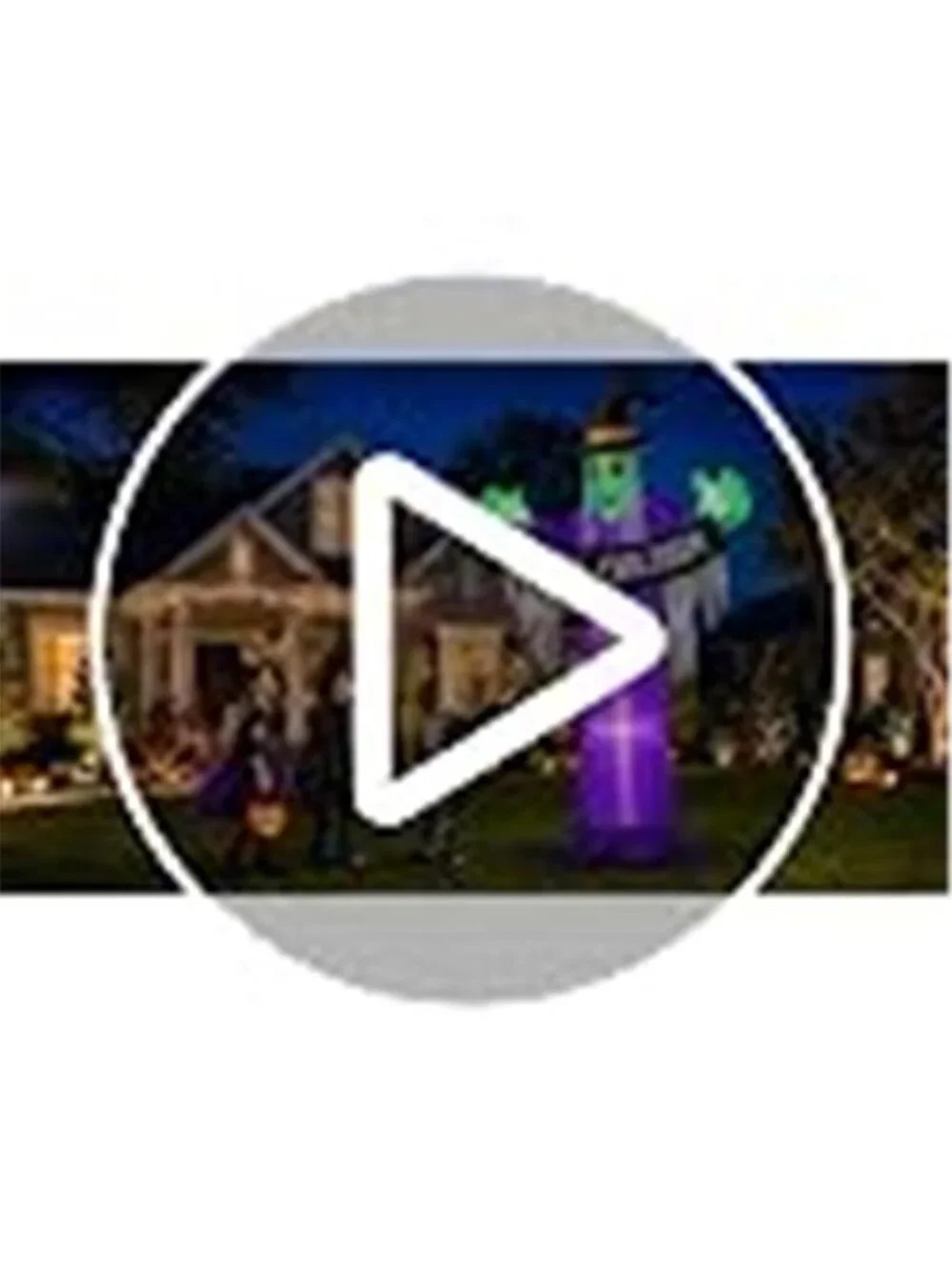 12FT Giant Halloween Inflatables Witch Outdoor Decorations, Giant Blow Ups with